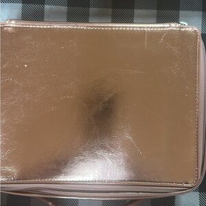 Beis Metallic Pink Cosmetic Case